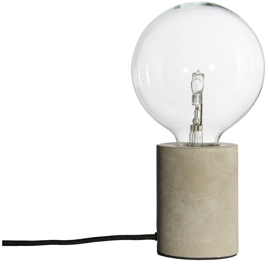 Лампа настольная bristol, 10хD8 см, серая (67894)