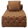 Диван S0424B-01-3D/YY-71#, бархат, Brown, ROOMERS FURNITURE