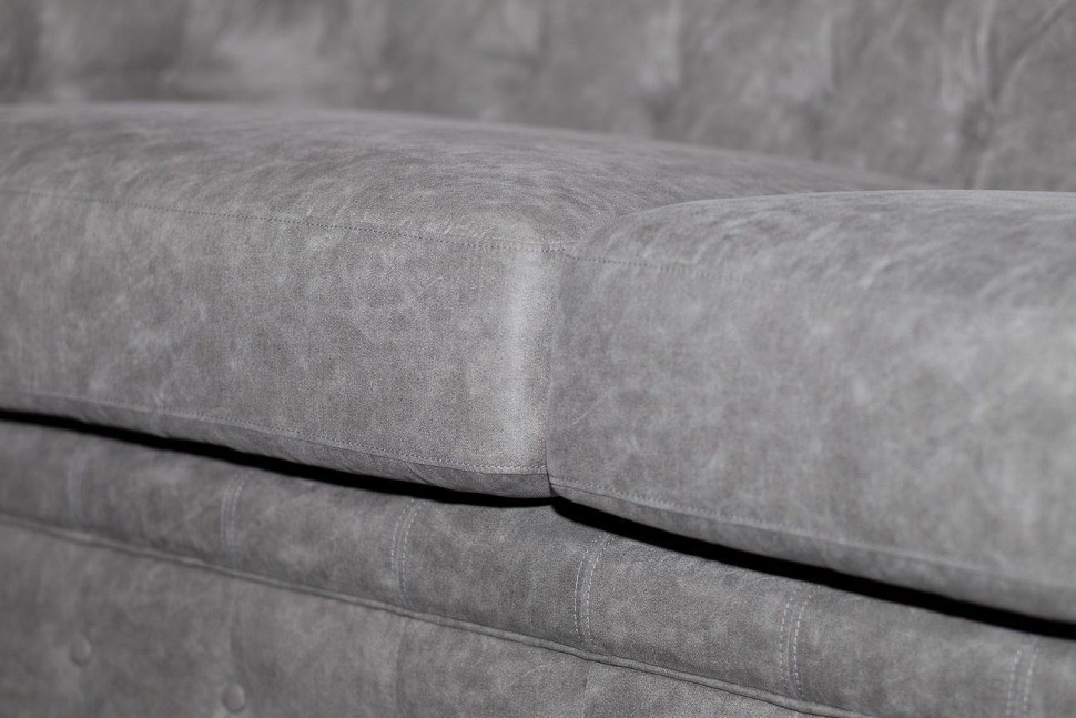 Диван двухместный алькантара серая 170*90*72см (TT-00000378)