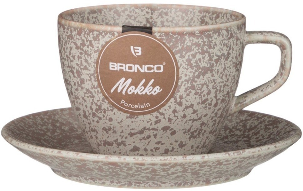 Чайная пара bronco "mokko" 230 мл (62-140)