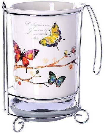 Подставка для столовых приборов Бабочки в саду LORAINE (60132)