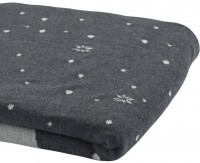 Плед из хлопка с новогодним рисунком polar bear из коллекции new year essential, 130х180 см (69743)