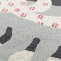 Плед из хлопка с новогодним рисунком polar bear из коллекции new year essential, 130х180 см (69743)