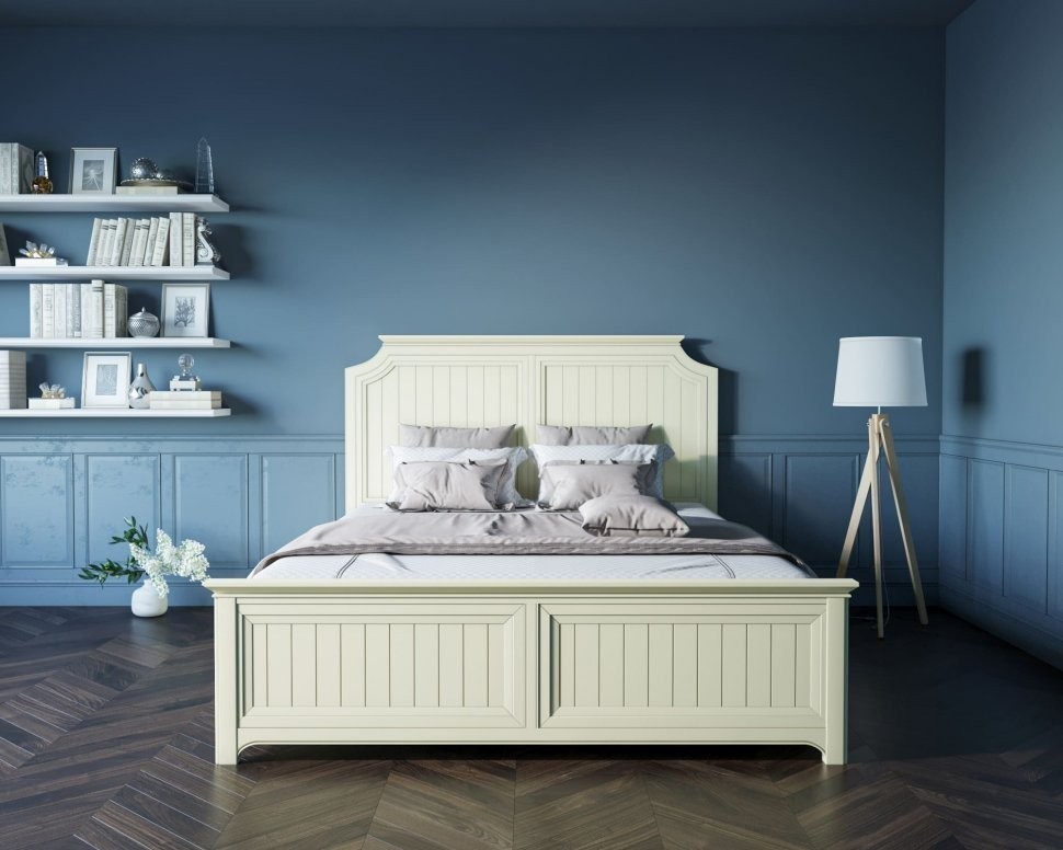 Бежевая кровать Olivia 180х200 арт GA3001/18C-ET