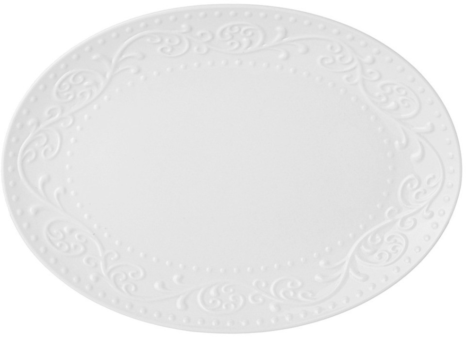 Блюдо овальное lefard "floral" 35*25,5*3 см (425-070)