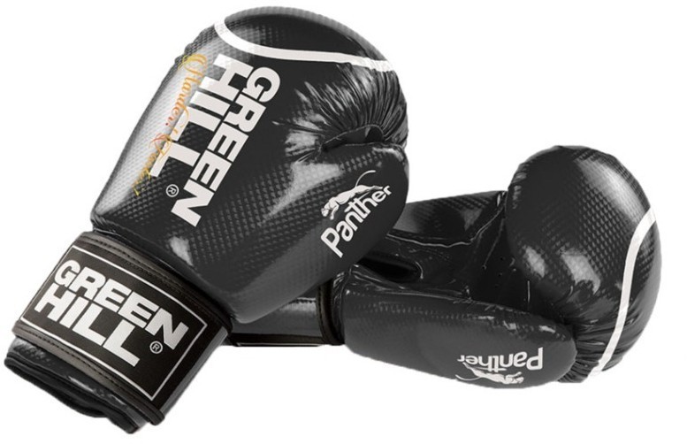 Перчатки боксерские Panther BGP-2098, 12 oz, черный (289931)