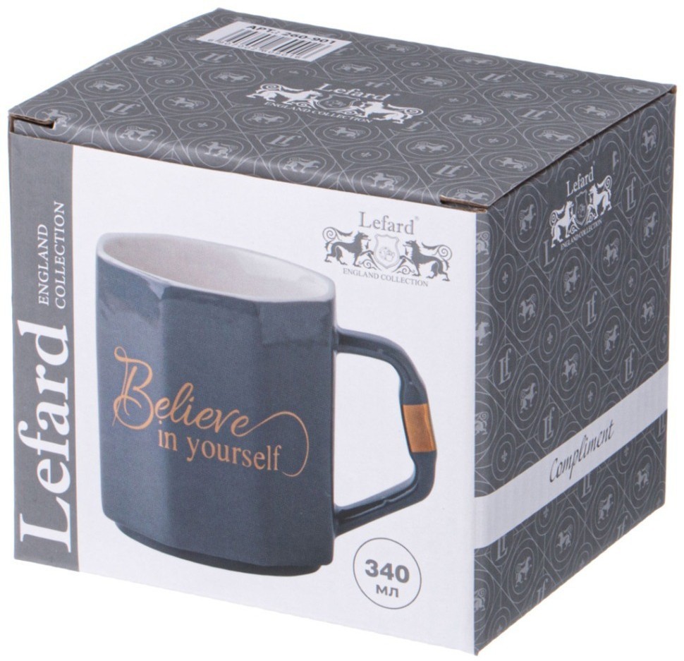 Кружка lefard "believe" 340мл (260-901)