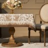 Скатерть " royal garden" 110х140см ,белый ,100% хлопок ,твил с пропиткой Lefard (850-754-20)
