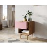 Тумбочка с верхним ящиком Line LN10/GR1/pink-ET
