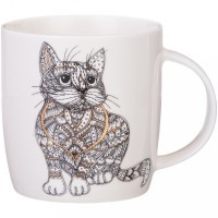 Кружка lefard &quot;кот&quot; 350мл мал уп=12шт (97-671)