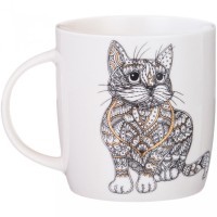 Кружка lefard &quot;кот&quot; 350мл мал уп=12шт (97-671)