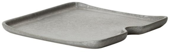Тарелка L9268-648U, каменная керамика, grey, ROOMERS TABLEWARE