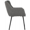 Стул allar, экокожа, рогожка, серый (75338)