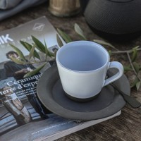 Чаша 1POP251e-WHI(1POP251e-03217U), 25 см, керамика, white/grey, Costa Nova