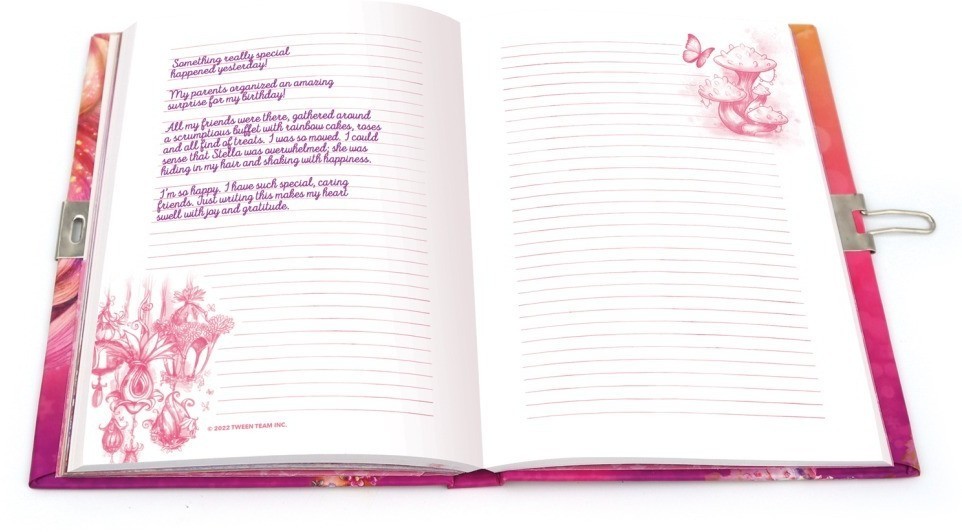 Серия Petulia: Личный дневник для девочек для секретов (с ручкой 6 цветов и с замочком) (11135_NSDA)