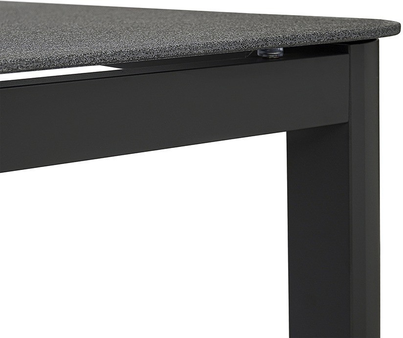 Стол обеденный leif, 160х90 см, темно-серый (75812)