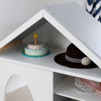 Детский шкаф для одежды, цвет: серый (13040_KE)