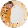 Тарелка закусочная lefard "поцелуй" (г. климт) 20,5 см, кремовая (104-672)