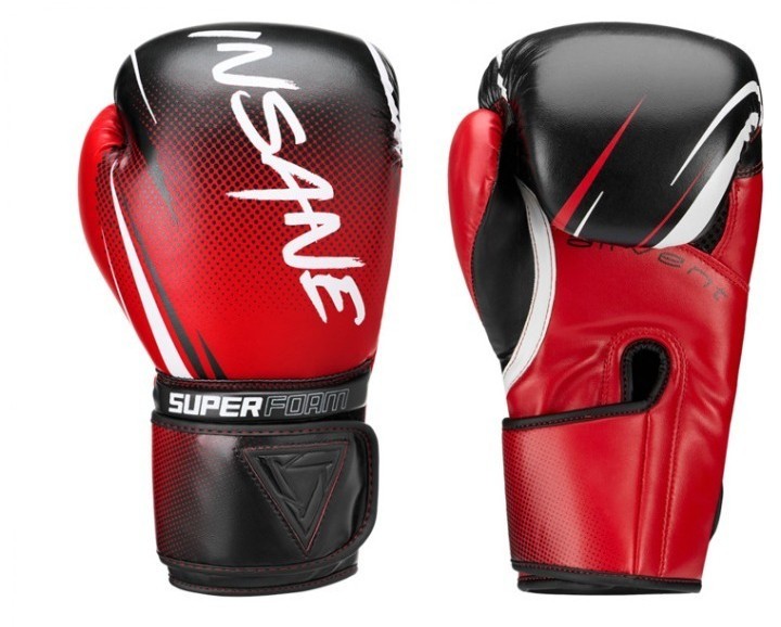 Перчатки боксерские INSANE IMPACT, красный, 16 oz (2115680)