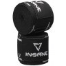 Бинт боксеркий INSANE PRINT, хлопок/нейлон, черный, 3,5 м (2108811)