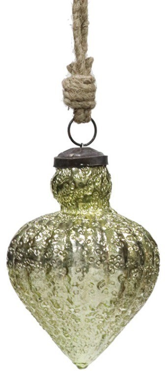 Новогодняя игрушка TD-009B, стекло, light green, ROOMERS FURNITURE