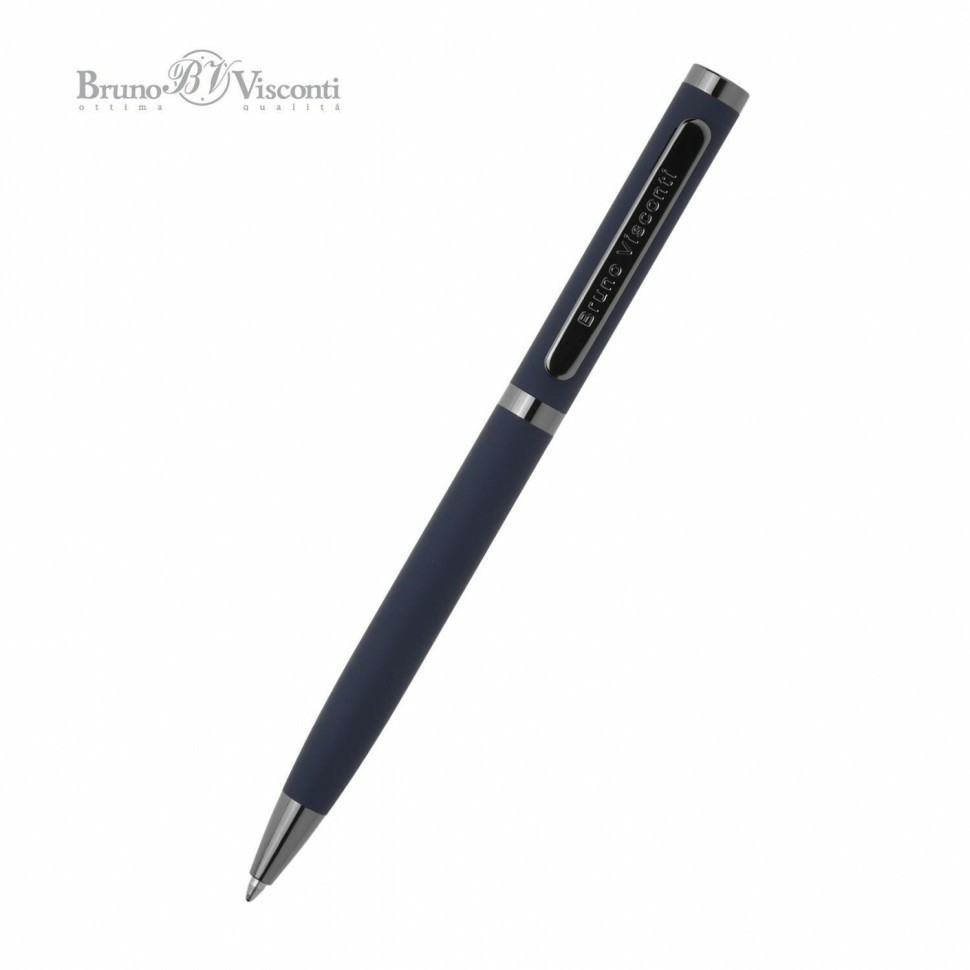 Ручка подарочная шариковая BRUNO VISCONTI Firenze 1 мм футляр синяя 20-0299/01 144185 (92718)
