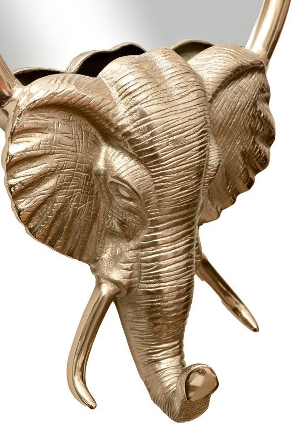 Зеркало декоративное "Голова слона" цвет золото 36*60см (TT-00008978)