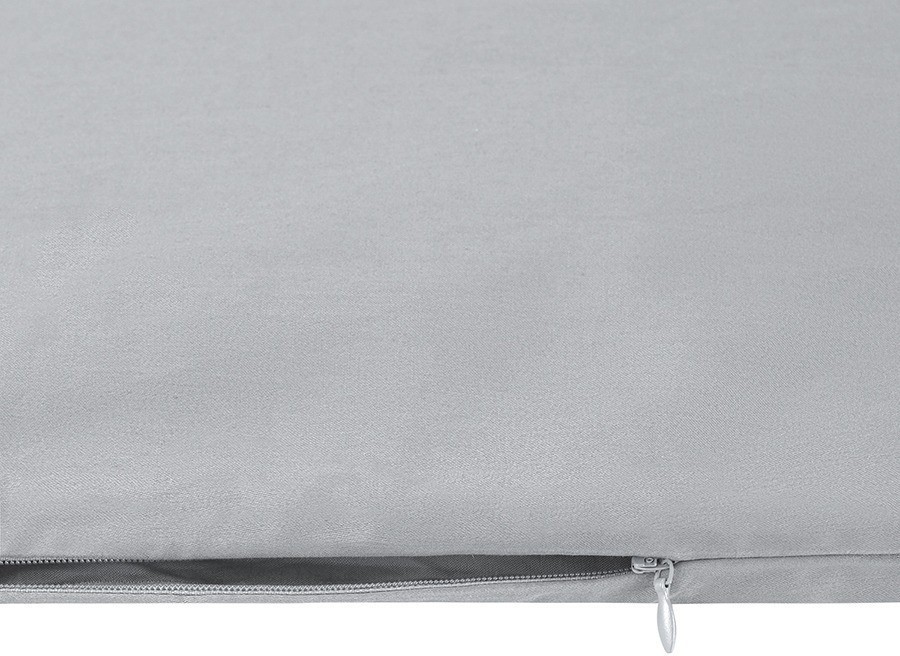 Комплект постельного белья из премиального сатина светло-серого цвета из коллекции essential, 200х22 (79823)