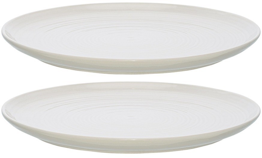 Набор тарелок in the village, D22 см, белые, 2 шт. (74076)