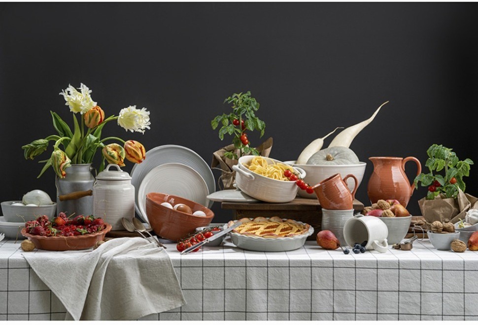 Набор тарелок in the village, D22 см, белые, 2 шт. (74076)