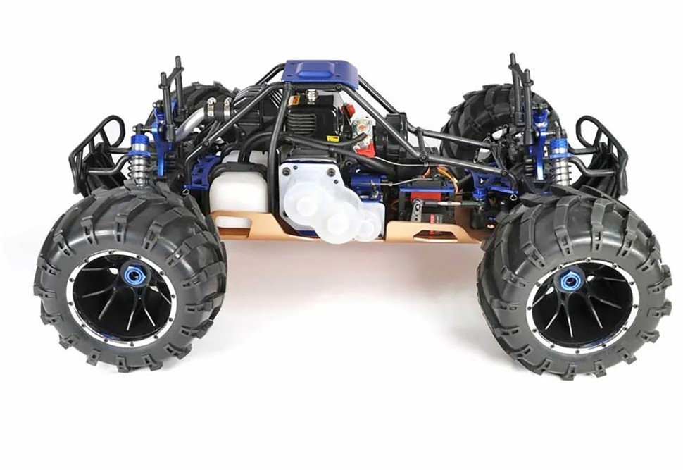 Радиоуправляемый бензиновый монстр HSP Skeleton 4WD 1:5 (94050-14050-O)