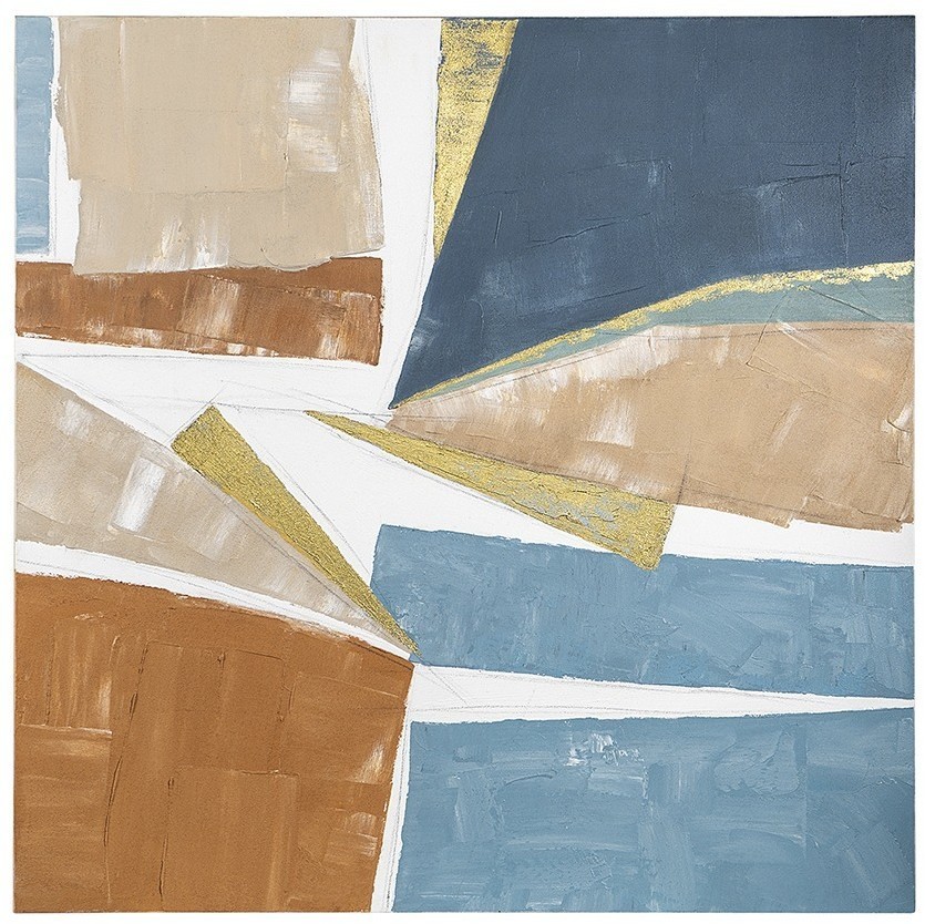 Панно декоративное с ручной росписью by feel, 100х100 см, цветное (76482)