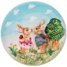Тарелка декоративная "кролики" 21*4см Lefard (59-696)