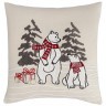 Подушка декоративная festive bears из коллекции new year essential, 45х45 см (77712)