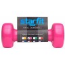 Гантель виниловая STARFIT DB-101 1 кг, розовый (2103568)