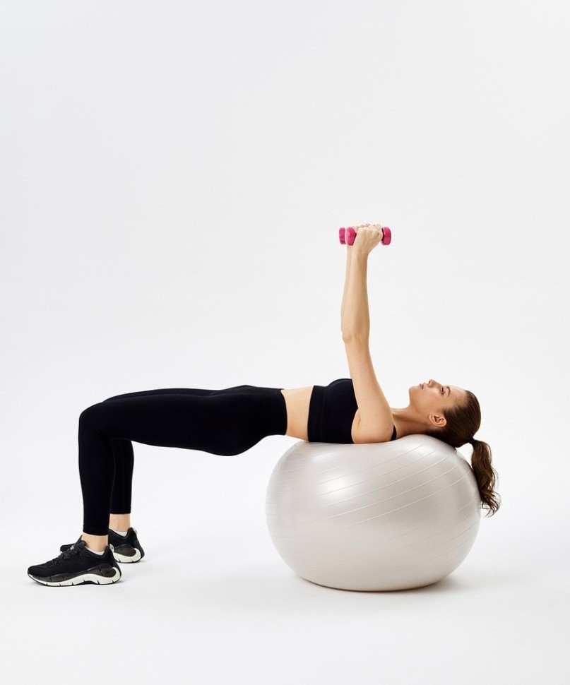 Гантель виниловая STARFIT DB-101 1 кг, розовый (2103568)