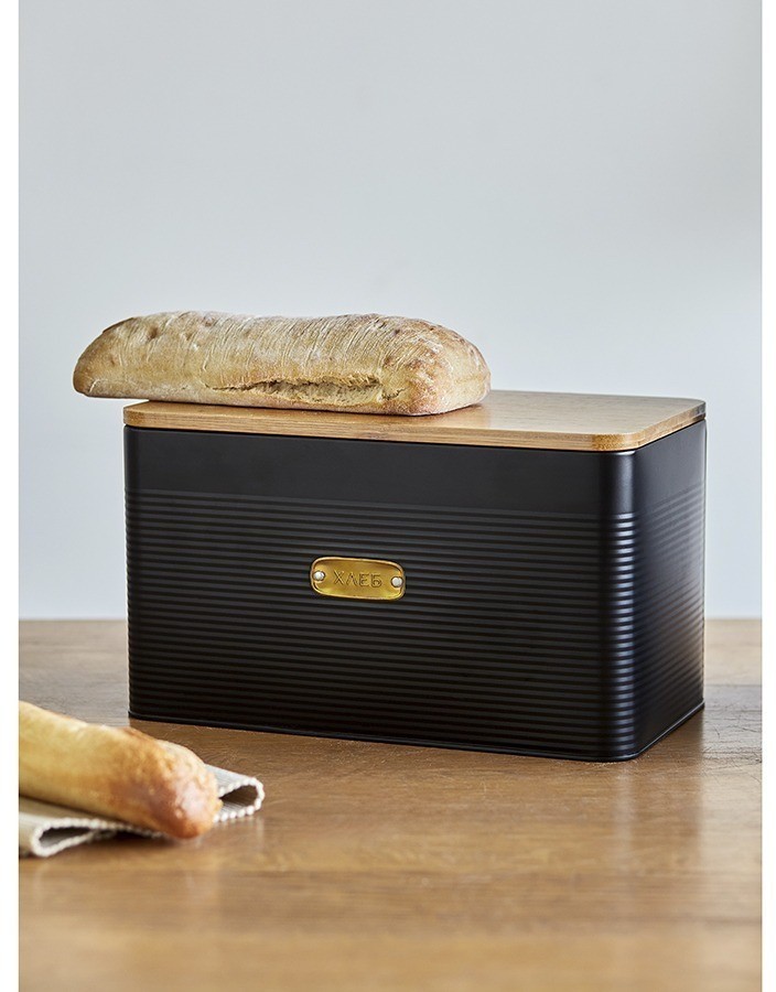 Хлебница irmel, 33х18х19 см, графит (78409)