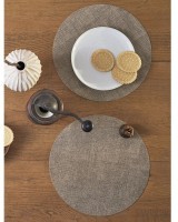 Набор из 2-х сервировочных салфеток leanera, D35 см, песочные (76980)