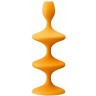 Подсвечник vivlend, 29 см, оранжевый (76301)