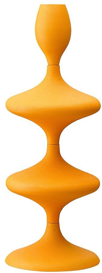 Подсвечник vivlend, 29 см, оранжевый (76301)