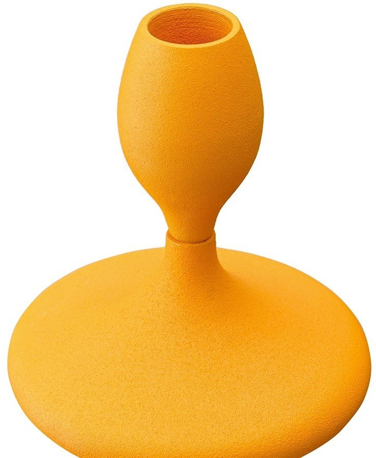 Подсвечник vivlend, 29 см, оранжевый (76301)