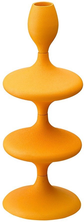 Подсвечник vivlend, 29 см, оранжевый (76301)