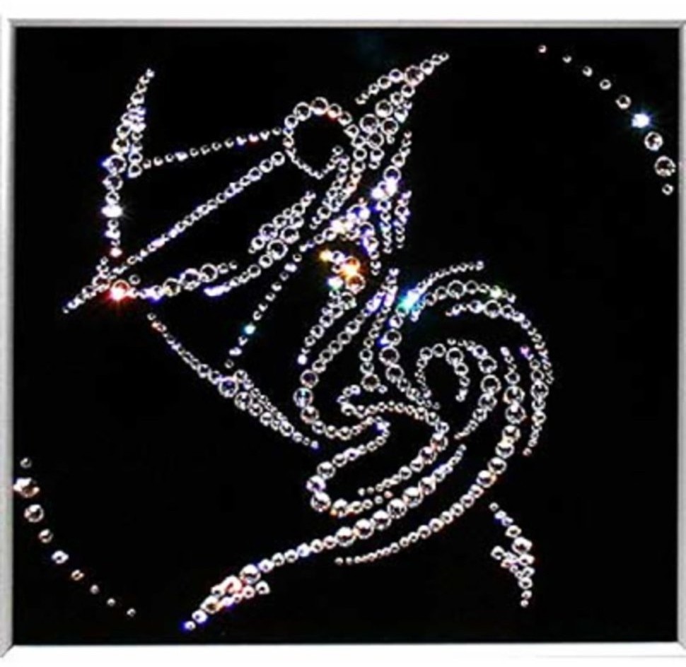 Картина Стрелец 25х25 см с кристаллами Swarovski (1125)