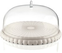 Блюдо сервировочное с крышкой tiffany, D30 см, молочно-белое (71431)