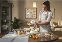 Блюдо сервировочное с крышкой tiffany, D30 см, молочно-белое (71431)