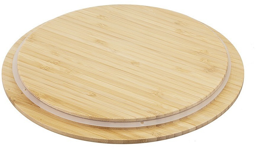 Чаша стеклянная с бамбуковой крышкой harmy, 2 л (75866)