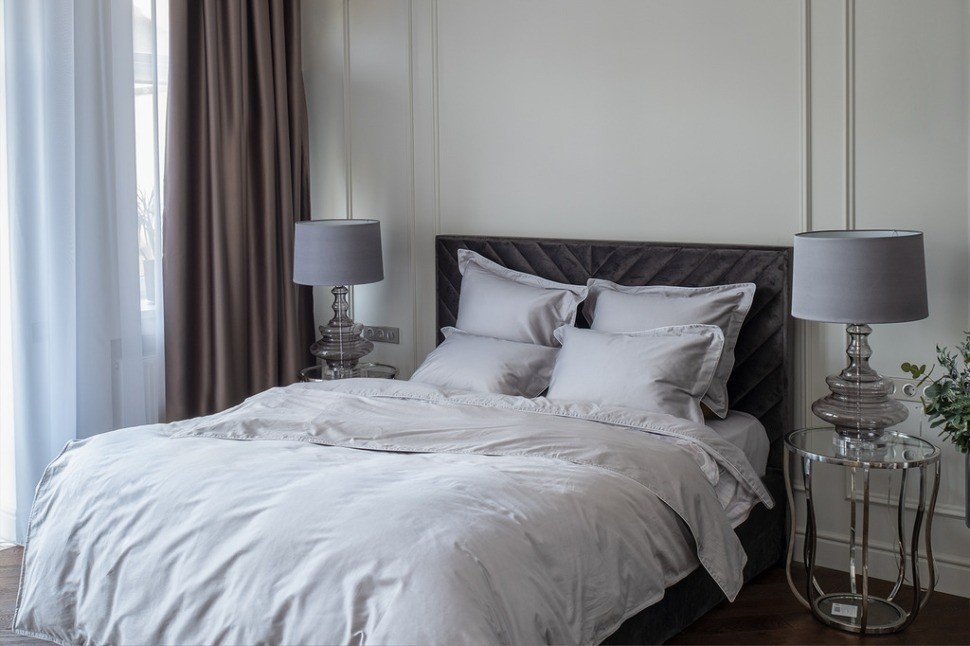 Пододеяльник сатин Мечты серый 230*210 (TT-00010348)