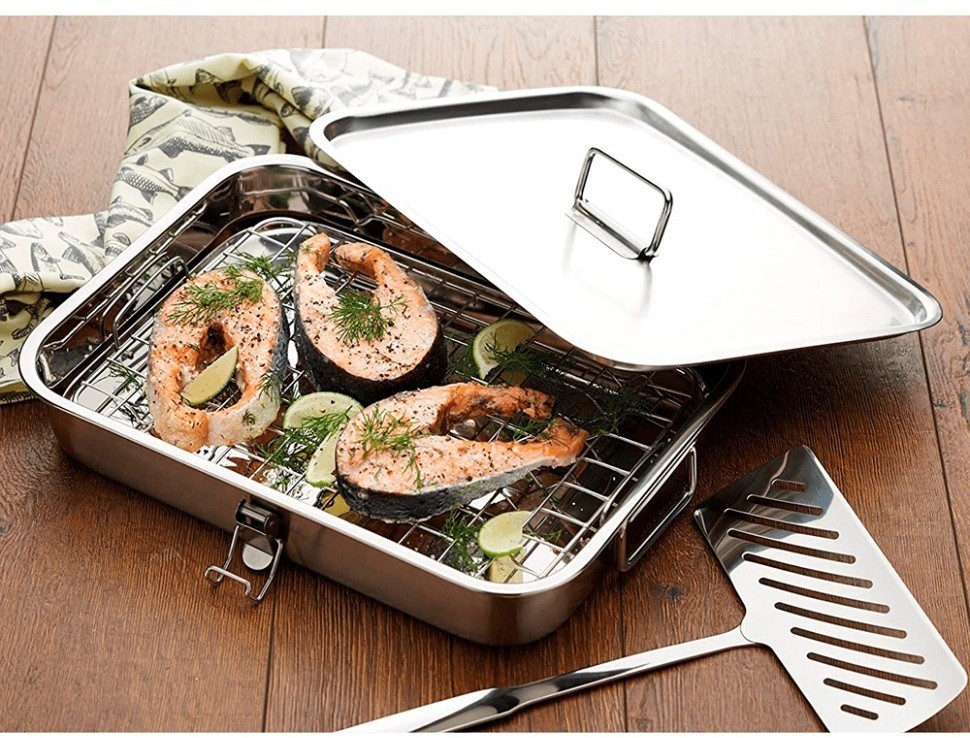 Kitchen Craft Коптильня домашняя 37х27 KCHMSMOKEOV