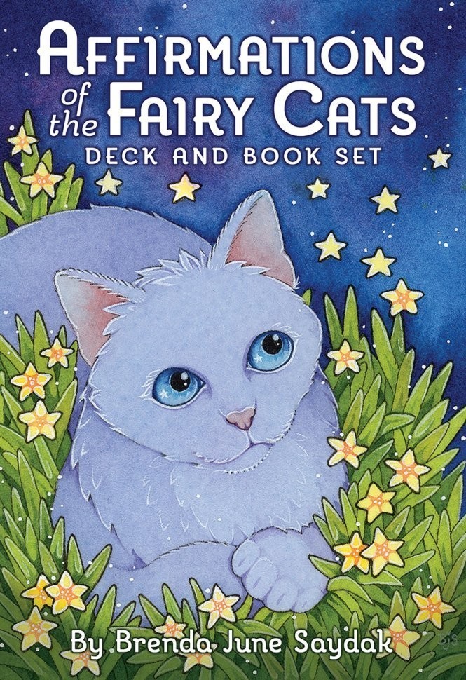 Карты Таро "Affirmations of the Fairy Cats Deck and Book Set" US Games / Колода Аффирмации Сказочных Кошек и набора книг (47112)