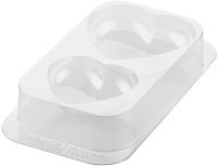 Набор термоформованных форм для шоколада и конфет secret love, 2 шт. (74655)